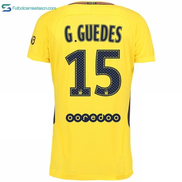 Camiseta Paris Saint Germain 2ª G Guedes 2017/18